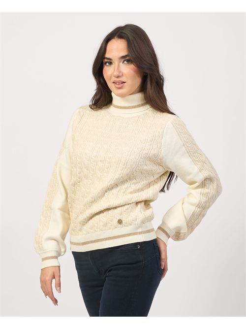 Maglione dolcevita Yes Zee in misto viscosa YES ZEE | M009-BI000157
